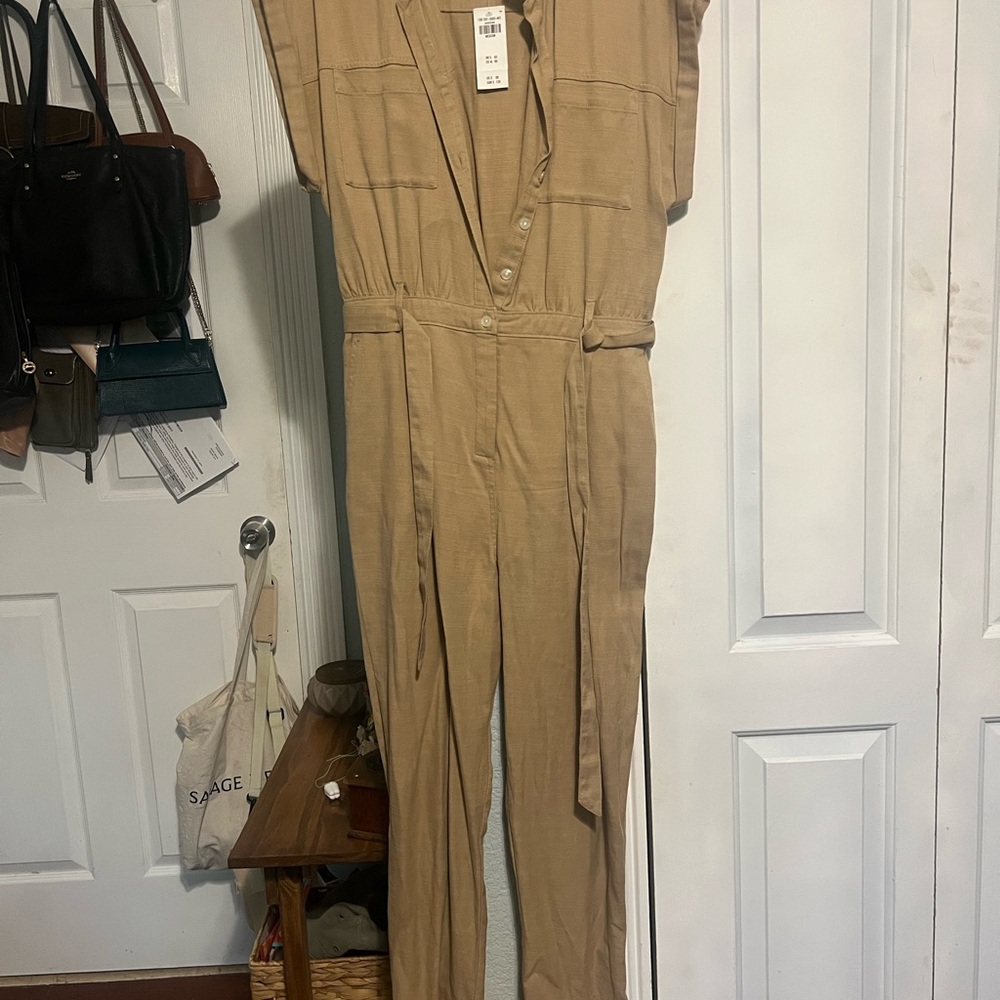 Abercrombie & Fitch Beige Jumpsuit
